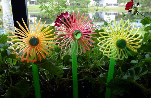 Slinky Flower Pot Stakes