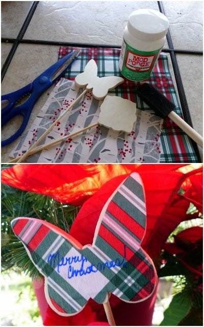 Wrap a Potted Plant