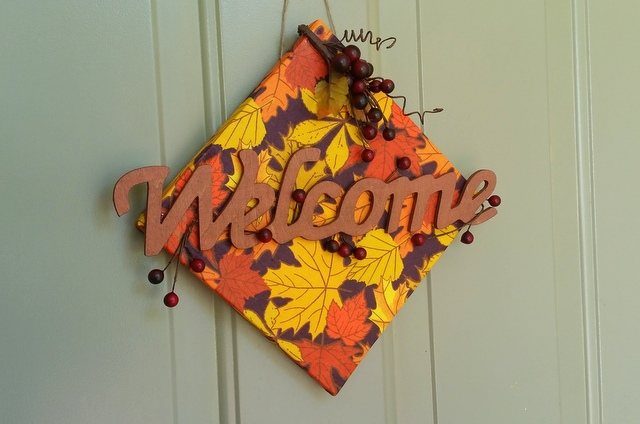Welcome Sign Fall Craft