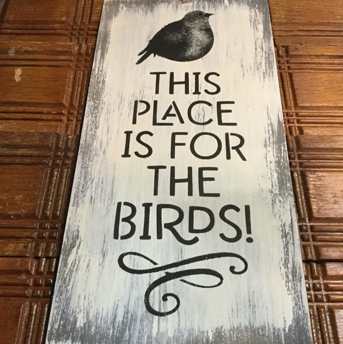 bird sign