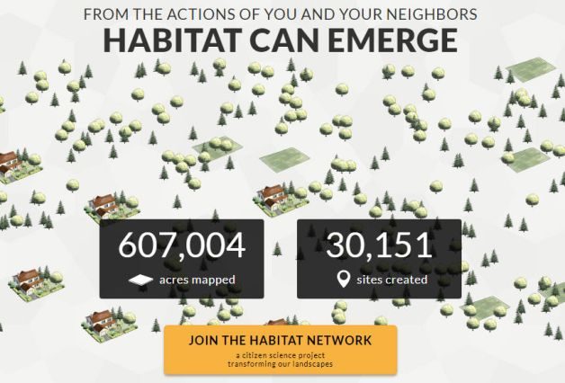 Backyard Citizen Science Habitat Network