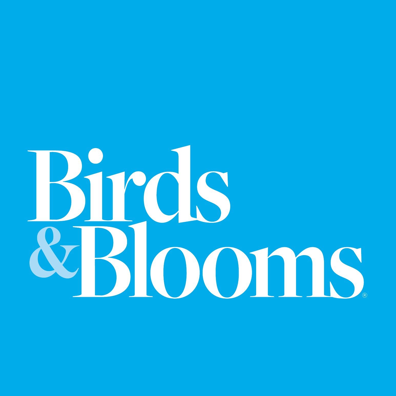 《Birds and Blooms》是一个介绍有关后院植物，鸟类，蝴蝶和其他生物的美国杂志。
