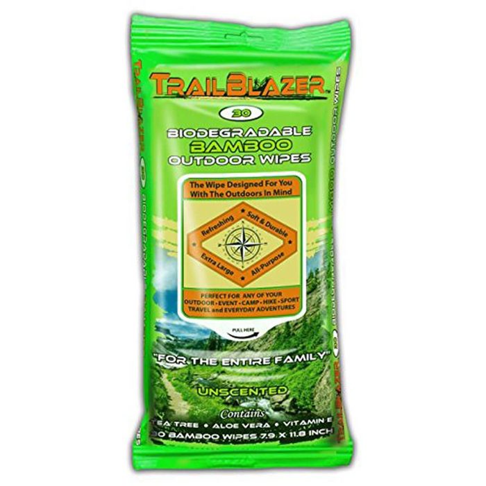 Biodegradable Bamboo camping Wipes