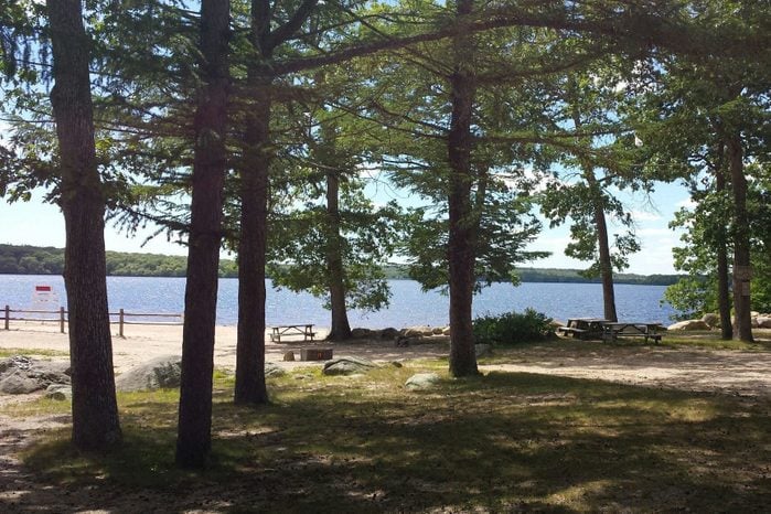 Rhode Island: Burlingame State Park and Campground