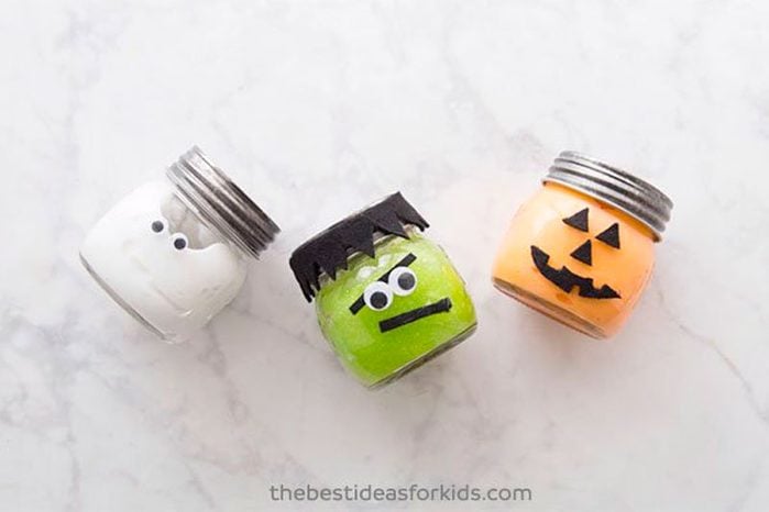 halloween slime craft idea for kids