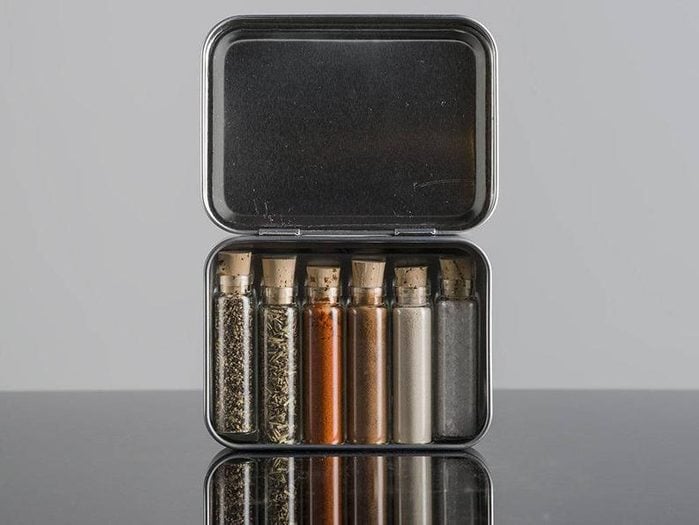 Travel Spice Kit with six spices