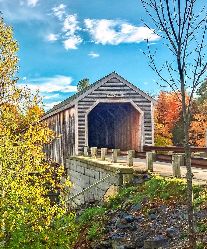 Low's Covered Bridge in Maine