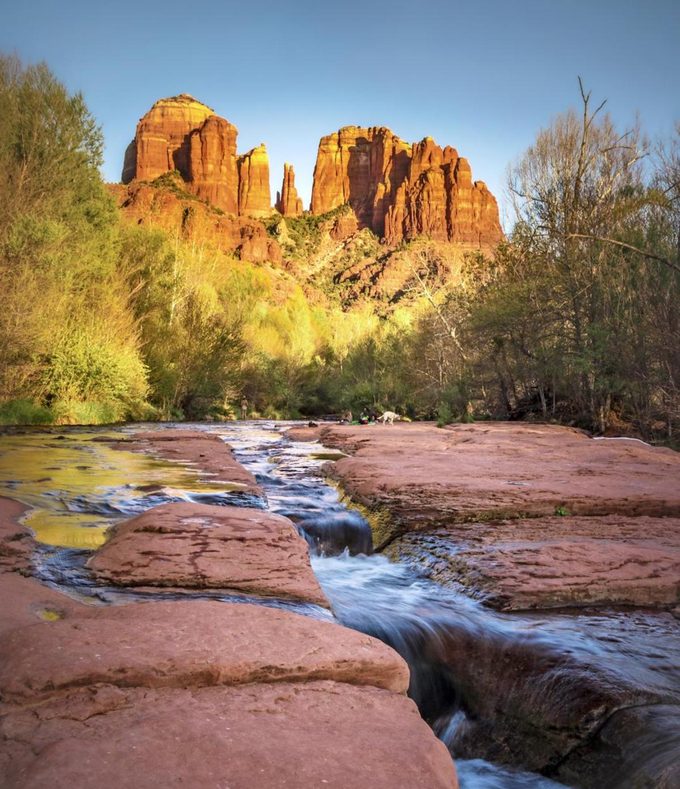 A view of Cathedral Rock in Sedona, Arizona