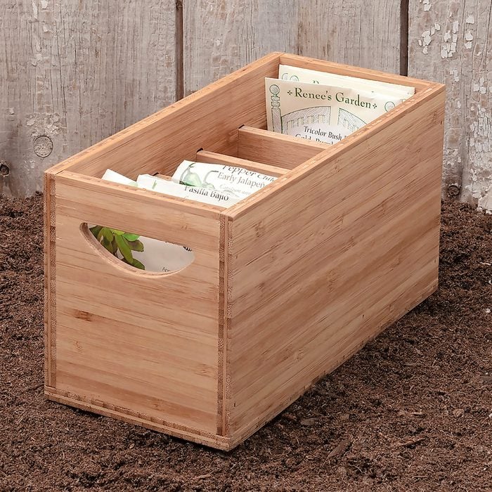 Garrett Wade seed storage box