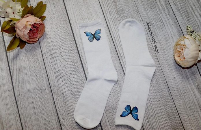 butterfly socks