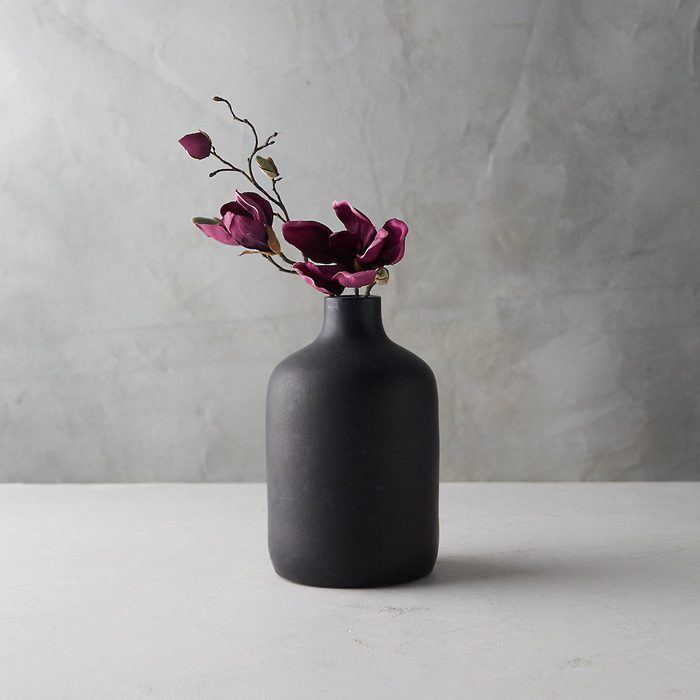 terra cotta pretty flower vase
