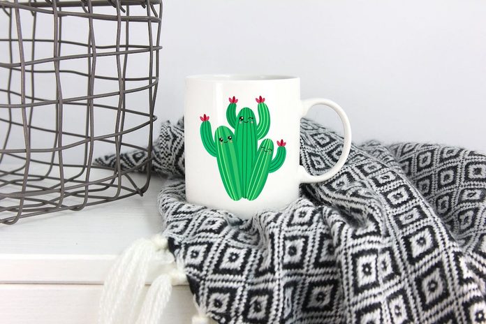 cactus coffee mug