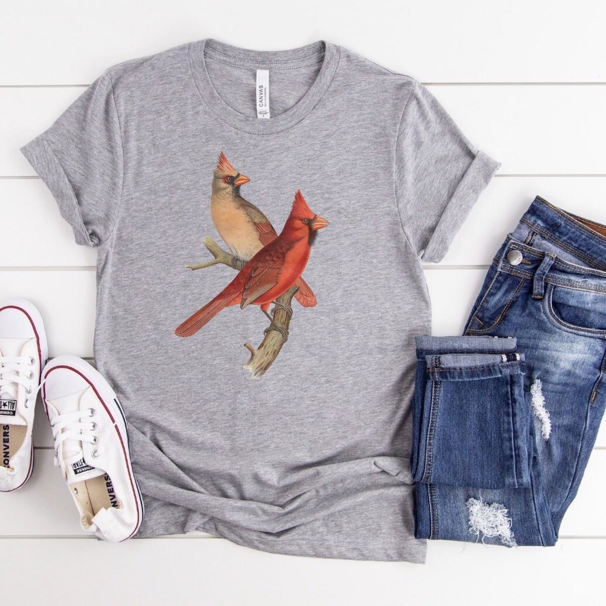 cardinal bird shirt
