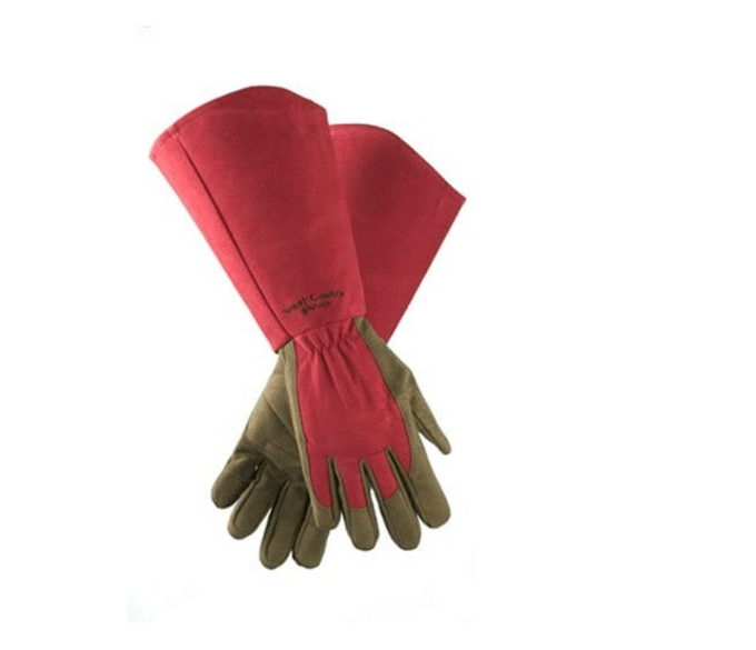rose gauntlet garden gloves