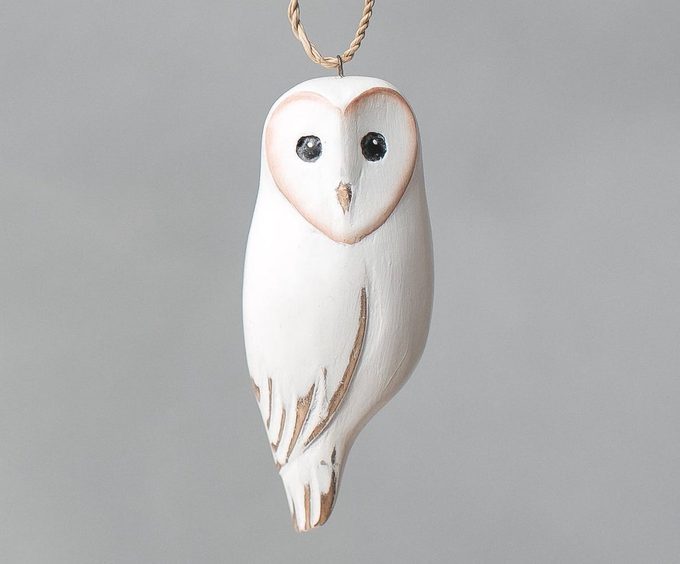 owl bird christmas ornament