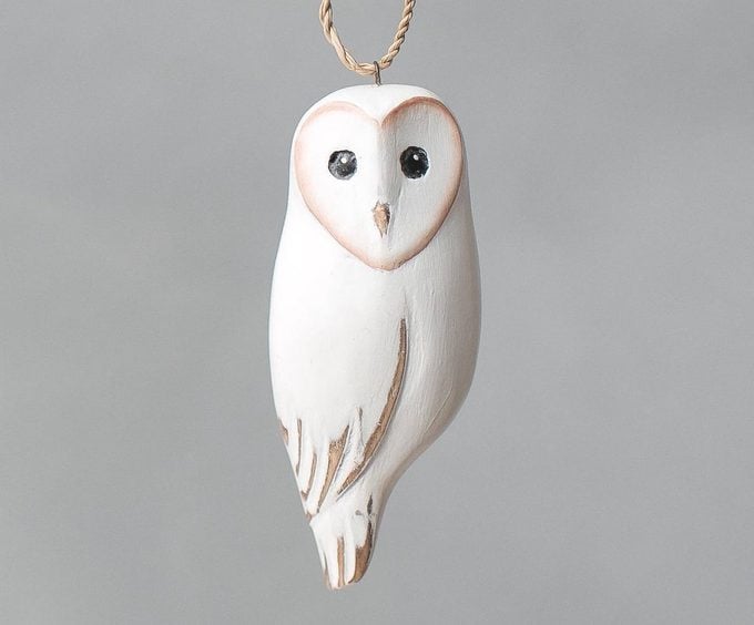 owl christmas ornament