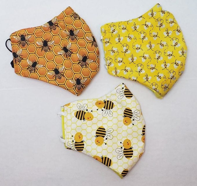 bee face mask, bee gifts
