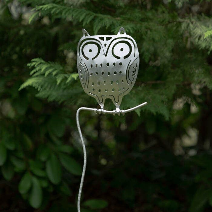 owl garden stake