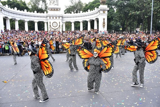 Day Of The Dead International Parade In Mexico City