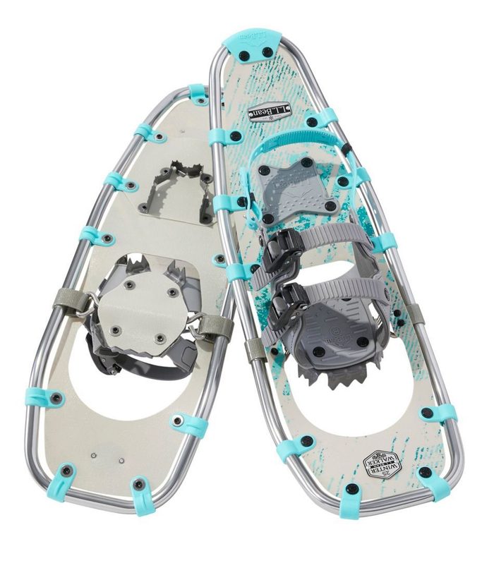 gifts for outdoor lovers, snowshoes ll bean