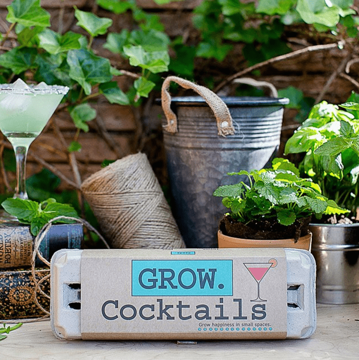 cocktail indoor herb garden kit