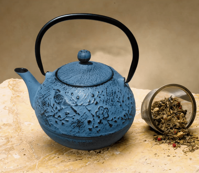 bird home decor, teapot