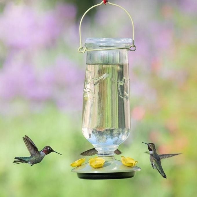 Top-fill hummingbird feeder