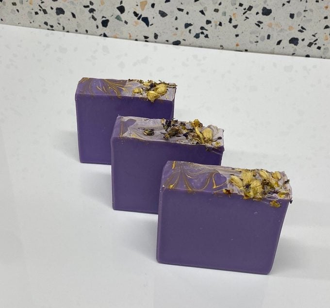 violet soap