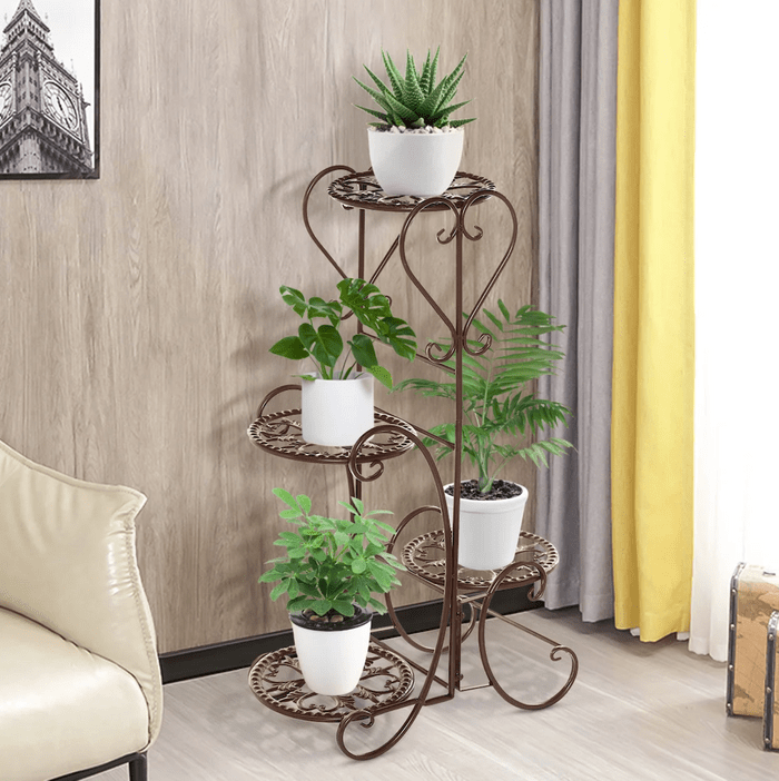 bronze plant stand