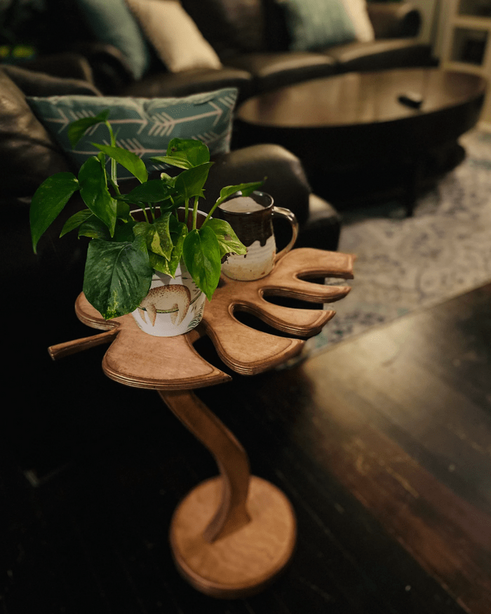 monstera plant stand