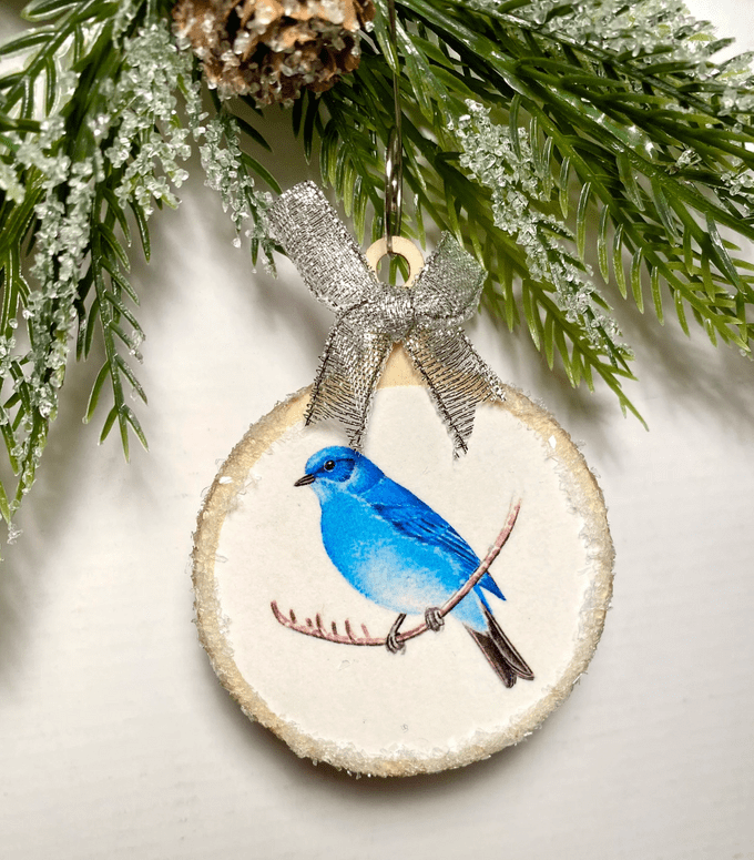 bluebird ornament