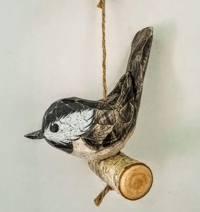 chickadee ornament 