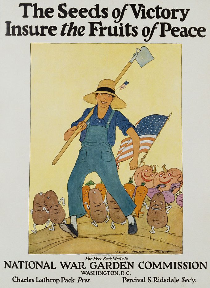 The Seeds of Victory Insure the Fruits of Peace Poster by Maginel Wright Enright