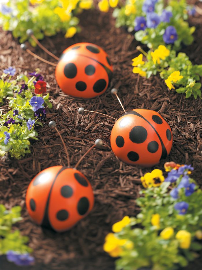 ladybug bowling ball craft
